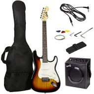 [아마존베스트]RockJam RJEG02-SK-BK Electric Guitar Set