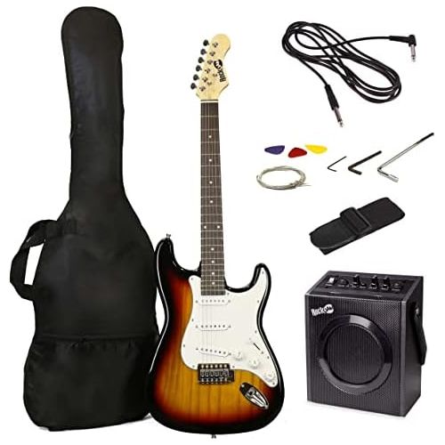  [아마존베스트]RockJam RJEG02-SK-BK Electric Guitar Set