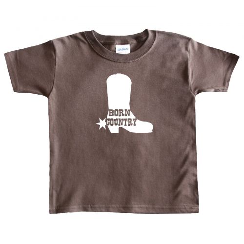  Rocket Bug Boys Born Country Cowboy Boot T-shirt