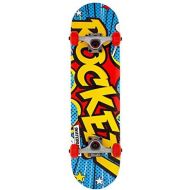 Rocket Complete Popart Mini-Skateboard, Unisex, Erwachsene, Mehrfarbig, 7,5 Zoll