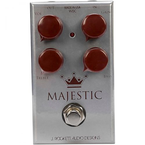  Rockett Pedals},description:The Majestic Overdrive is Rockett Pedals take on the classic 70s rock tone. Inspired by Led Zeppelin’s How the West Was Won, the engineers set out to cr