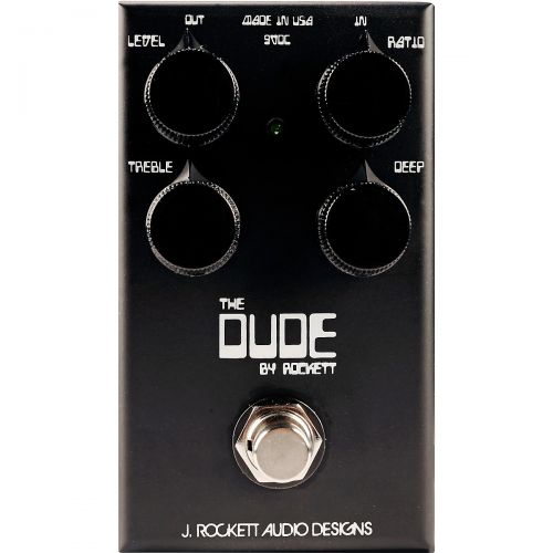  Rockett Pedals},description:The Dude is J. Rockett Audio Designs take on the legendary Dumble Overdrive Special. The Dude can go from clean boost to classic Dumble sounds to high g