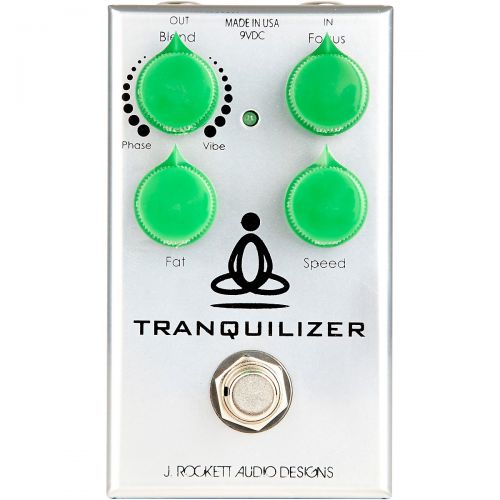  Rockett Pedals},description:The Tranquilizer phase-vibe effects pedal from J Rockett Audio Designs is a swirly machine. The Tranquilizer is capable of classic phase 45 sounds, clas