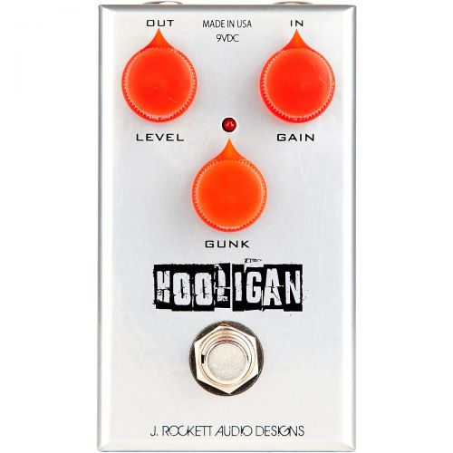  Rockett Pedals},description:The Hooligan by J. Rockett Audio Designs is the Tour Series version of the WTF Fuzz, but with some tonal tweaks and made to be simple in every way. The