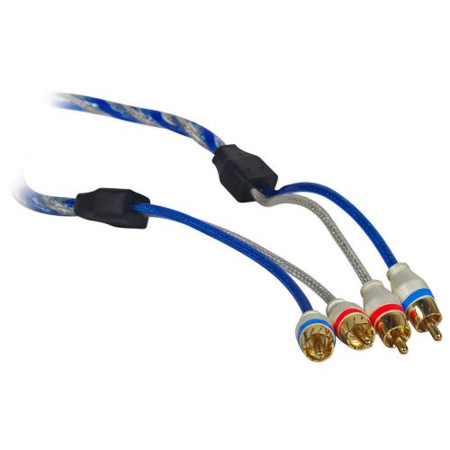  Rockville RWK4CU 4 AWG Gauge 100% Copper Complete Amp Installation Wire Kit OFC