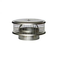 Rockford Chimney Supply 8” Stainless Steel WeatherShield Chimney Cap WSA for Solid Pack Chimney Pipe