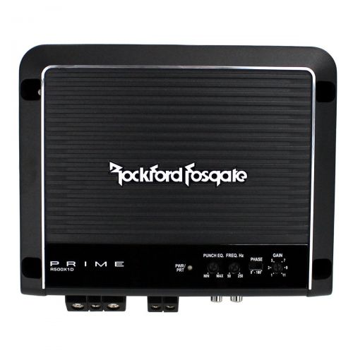  Rockford Fosgate 500 Watt Mono D Power Car Audio Amplifier with Remote | R500X1D