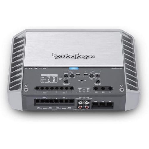  Rockford Fosgate PM400X4 Punch Marine 400 Watt 4-Channel Amplifier