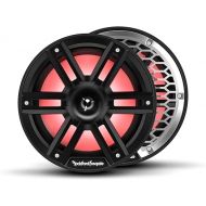 Rockford Fosgate M2-8HB Color Optix 8a€ 2-Way Coaxial Multicolor LED Lighted Marine Speakers with Horn Tweeters -Black/Stainless (Pair)