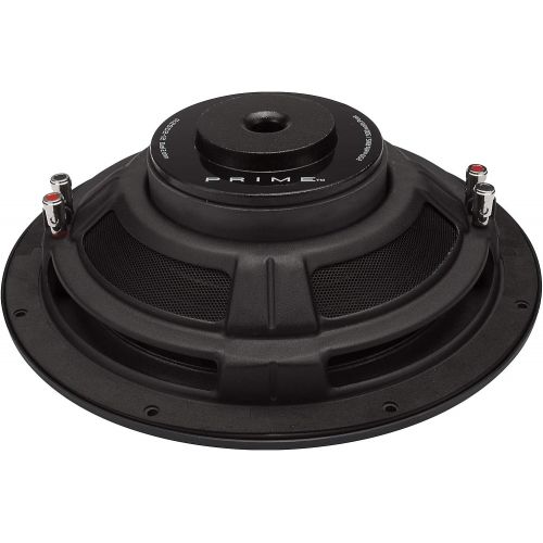  (2) Rockford Fosgate R2SD4-10 10 800 watt Prime R2 Dual 4 Ohm Voice Coil Shallow Subwoofers Stamped Solid-steel Frame - Mica-injected Polypropylene Woofer Cone with Poly-foam Surro