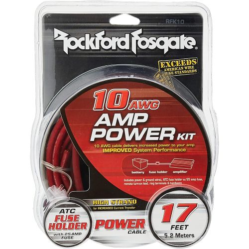  Rockford Fosgate RFK8 8 AWG Power Only Amplifier Install Kit