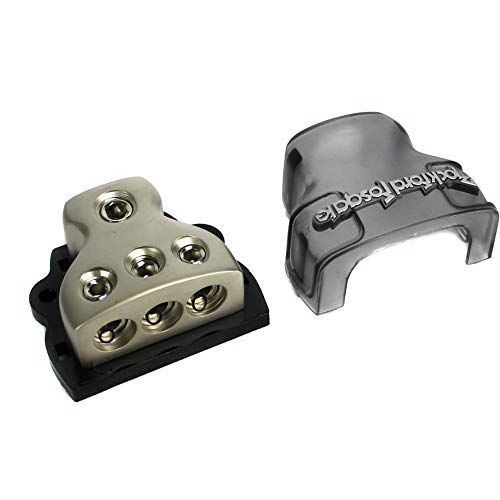  Rockford Fosgate 2) ROCKFORD FOSGATE RFD4 014-Gauge Ga Car Audio Distribution Blocks 1-In 3-Out