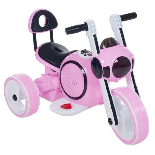  Rockin Rollers Pink 3-wheel Battery Powered Ride-on Mini Motorcycle with LED Lightsby Rockin ft Rollers