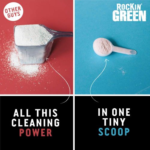  [아마존베스트]Rockin Green Platinum Series Dirty Diaper Powdered Laundry Detergent, 45 oz. - All Natural, Biodegradable, and Eco-Friendly