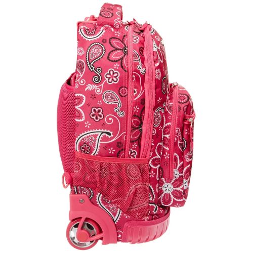  Rockland Luggage 19 Inch Rolling Backpack Printed, Bandana, Medium