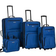 Rockland Luggage 4 Piece Set, Blue, One Size