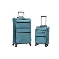 Rockland Gravity 2 Pc Light Weight Luggage Set, Turquoise