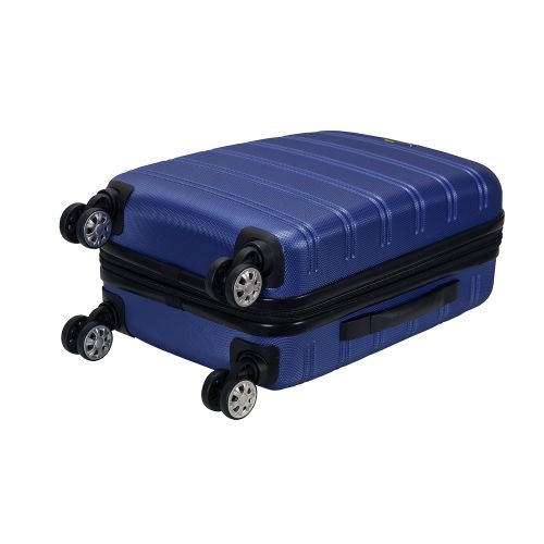  Rockland Luggage 20 Inch 28 Inch 2 Piece Expandable Spinner Set, Blue, One Size