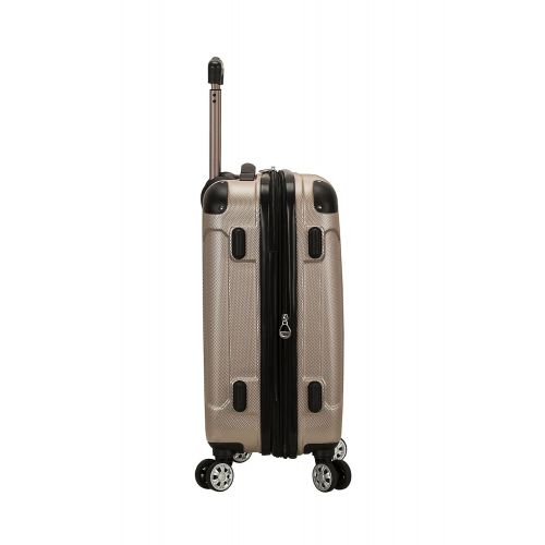  Rockland London Hardside Spinner Wheel Luggage, Champagne