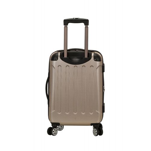  Rockland London Hardside Spinner Wheel Luggage, Champagne