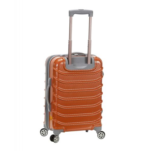  Rockland Speciale 2 Pc. Polycarbonate/abs Upright Set, Orange Fiber