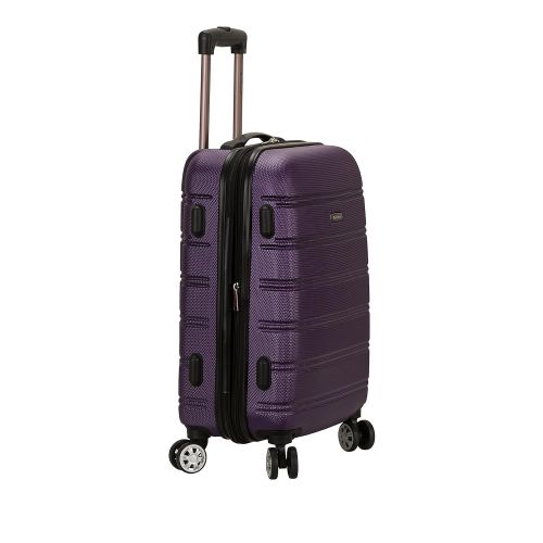  Rockland Luggage 20 Inch 28 Inch 2 Piece Expandable Spinner Set, Purple, One Size