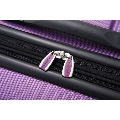  Rockland Luggage 20 Inch 28 Inch 2 Piece Expandable Spinner Set, Purple, One Size