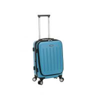 Rockland Titan 19 Polycarbonate Spinner Carry On, Turquoise