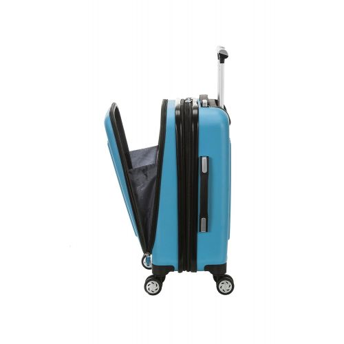  Rockland Titan 19 Polycarbonate Spinner Carry On, Turquoise