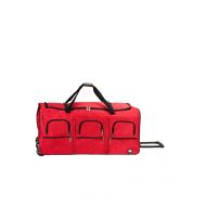 Rockland Luggage 40 Inch Rolling Duffle Bag, Red, X-Large