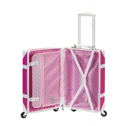  Rockland Stage Coach 20 Rolling Trunk, Magenta