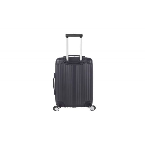  Rockland Hardside Spinner 3-Piece Luggage Set, Black