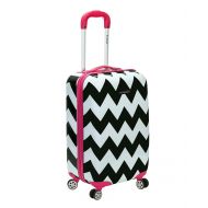 Rockland 20 Inch Carry On Skin, Pink Chevron, One Size