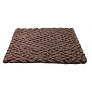 Rockport Rope Doormats 2038407 Indoor & Outdoor Doormats, 20 x 38, Tan with 4 Specs and Wine Insert