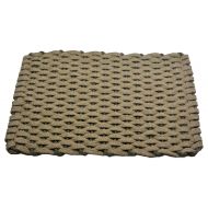 Rockport Rope Doormats 2038233 Kitchen Comfort Mats, 20 by 38-Inch, Tan with Brown Insert
