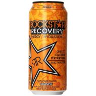 Rockstar Energy Drink, Orange Recovery, 16 Ounce (Pack of 24)