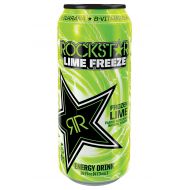 Rockstar Energy Drink Juice, Lime Freeze, 24 Fluid Ounce (Pack of 24)