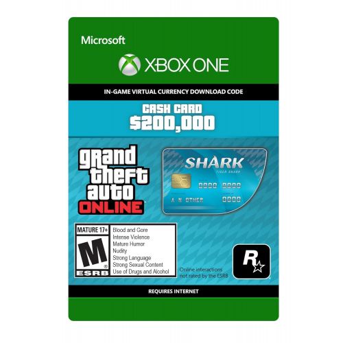  [아마존베스트]Rockstar Games Grand Theft Auto V - Tiger Shark Cash Card - Xbox One Digital Code