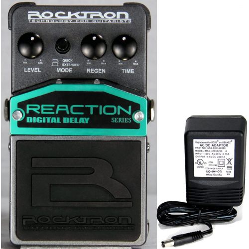  Rocktron Reaction Digital Delay Effect Pedal