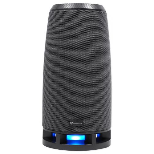  ROCKVILLE Rockville RockShip 50 Watt Portable Bluetooth Speaker wLED Lights+RadioUSBAUX