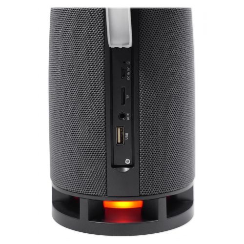  ROCKVILLE Rockville RockShip 50 Watt Portable Bluetooth Speaker wLED Lights+RadioUSBAUX