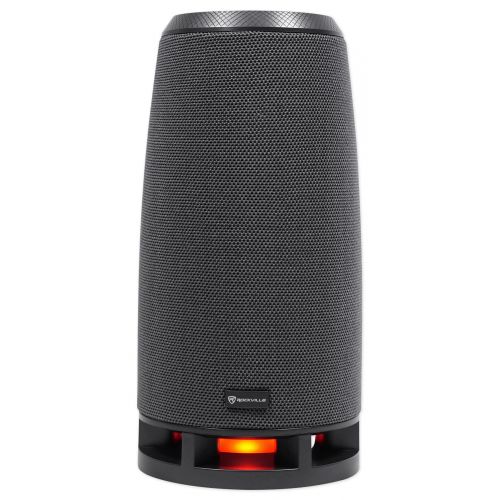  ROCKVILLE Rockville RockShip 50 Watt Portable Bluetooth Speaker wLED Lights+RadioUSBAUX