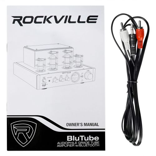  Rockville BluTube Tube Amplifier Bluetooth Receiver For Klipsch R-51M Speakers