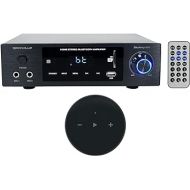 (1) Rockville BLUAMP 150 Home Stereo Bluetooth Amplifier Receiver Optical/Phono/RCA Bundle with (1) WiiM Mini WiFi Music Player Wireless Audio Streaming Multiroom Stereo Receiver (2 Items)