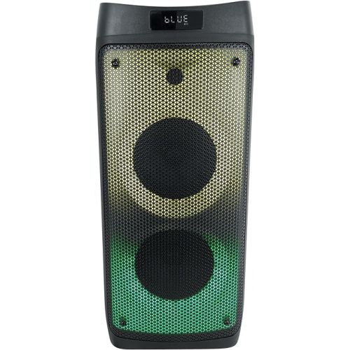  Rockville BASS Party 65 1200w Battery Powered LED Bluetooth Speaker Mic Input, Black