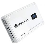 Rockville Atom 8W 8 Channel 3500 Watt Marine/Boat Amplifier Amp w/Bluetooth