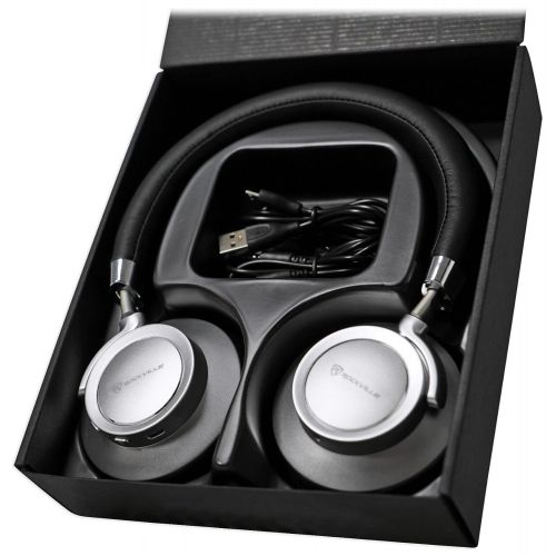  Rockville BTH7 Sleek Bluetooth Headphones/Perfect Sound/Swivel/Leather Padding