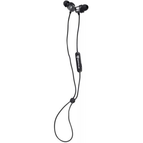  Rockville EBT35 Gunmetal Magnetic Bluetooth Earbuds in-Ear Sport Headphones/IPX5