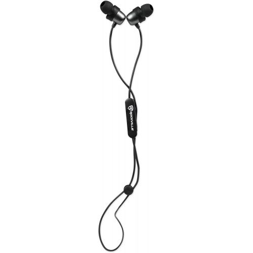  Rockville EBT35 Gunmetal Magnetic Bluetooth Earbuds in-Ear Sport Headphones/IPX5