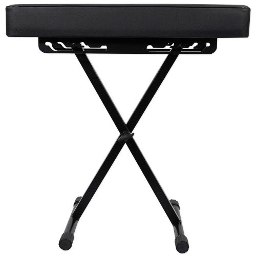  Rockville Extra Thick Padded Foldable Keyboard Bench w/Quick-Release (RKB61)